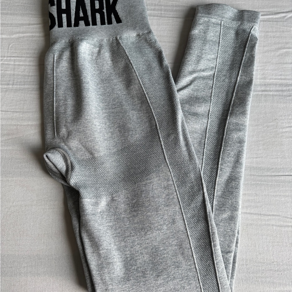 Gymshark High Waisted Flex Leggings- Light Grey